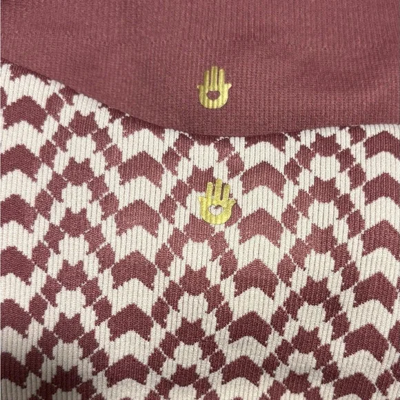 SPIRITUAL GANGSTER ATHENA JACQUARD SEAMLESS CROP TANK & LEGGINGS 2pc Set - Picture 15 of 15